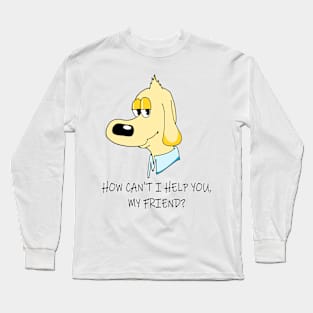 Unhelpful Doggo Colors Long Sleeve T-Shirt